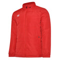 Vermillion - Front - Umbro Mens Club Essential Bench Jacket