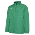 Emerald - Front - Umbro Mens Club Essential Bench Jacket