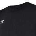 Black-White - Side - Umbro Childrens-Kids Club Leisure T-Shirt