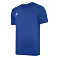 Royal Blue-White - Front - Umbro Childrens-Kids Club Leisure T-Shirt