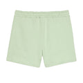 Subtle Green-White - Back - Umbro Womens-Ladies Core Sweat Shorts