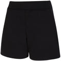 Black - Back - Umbro Womens-Ladies Pro Elite Fleece Shorts