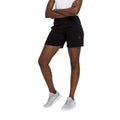 Black - Lifestyle - Umbro Womens-Ladies Pro Elite Fleece Shorts
