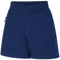 Navy - Front - Umbro Womens-Ladies Pro Elite Fleece Shorts