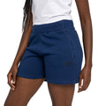 Navy - Pack Shot - Umbro Womens-Ladies Pro Elite Fleece Shorts