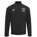 Black - Front - Umbro Mens 23-24 West Ham United FC Presentation Track Jacket