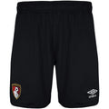 Black - Front - Umbro Mens 23-25 AFC Bournemouth Home Shorts