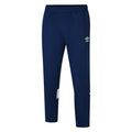 Navy-White - Front - Umbro Childrens-Kids Total Knitted Training Jogging Bottoms