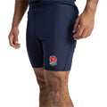 Navy Blue-White-Red - Side - Umbro Mens 23-24 Alternate England Rugby Replica Shorts
