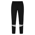 Black-White - Back - Umbro Mens Total Training Knitted Jogging Bottoms
