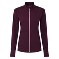 Potent Purple-Mauve Shadow - Front - Umbro Womens-Ladies Pro Training Jacket