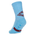 Sky Blue-New Claret - Back - Umbro Mens Protex Gripped Ankle Socks