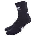 Navy - Front - Umbro Mens Protex Gripped Ankle Socks