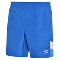 Royal Blue-Ibiza Blue-Brilliant White - Front - Umbro Childrens-Kids Training Shorts