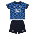 Royal Blue-Navy Blue - Front - Umbro Childrens-Kids 23-24 Derby County FC Away Kit