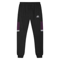 Black-Potent Purple - Front - Umbro Mens Sports Style Club Jogging Bottoms