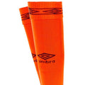 Shocking Orange-Black - Side - Umbro Diamond Football Socks