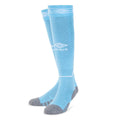 Sky Blue-White - Front - Umbro Diamond Football Socks