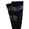Dark Navy-White - Side - Umbro Diamond Football Socks