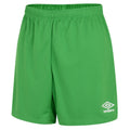Emerald - Front - Umbro Womens-Ladies Club Logo Shorts