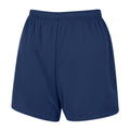 Navy - Back - Umbro Womens-Ladies Club Logo Shorts