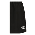 Black - Side - Umbro Womens-Ladies Club Essential Training Shorts