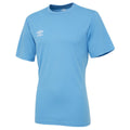 Sky Blue - Front - Umbro Mens Club Short-Sleeved Jersey