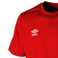 Vermillion - Side - Umbro Mens Club Short-Sleeved Jersey