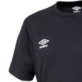 Black - Side - Umbro Mens Club Short-Sleeved Jersey