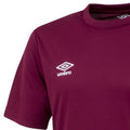 New Claret - Side - Umbro Mens Club Short-Sleeved Jersey