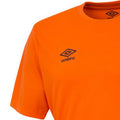 Shocking Orange - Side - Umbro Mens Club Short-Sleeved Jersey