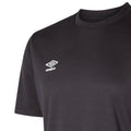 Carbon-White - Side - Umbro Mens Club Short-Sleeved Jersey