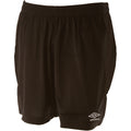 Black - Front - Umbro Mens Club II Shorts