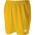 Yellow - Front - Umbro Mens Club II Shorts