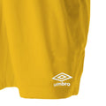 Yellow - Side - Umbro Mens Club II Shorts