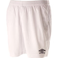 White - Front - Umbro Mens Club II Shorts