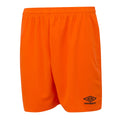 Shocking Orange - Front - Umbro Mens Club II Shorts