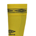 Blazing Yellow-Carbon - Pack Shot - Umbro Mens Diamond Leg Sleeves