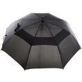 Black - Back - Drizzles Mens Auto Double Canopy Golf Umbrella