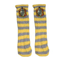 Yellow-Grey - Back - Harry Potter Womens-Ladies Hufflepuff Slipper Socks