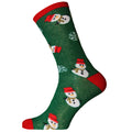 Green - Front - RJM Mens Christmas Socks