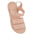 Nude - Front - Sandrocks Womens-Ladies Strappy Sandals
