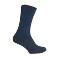 Navy - Front - Simply Essentials Mens Heat For Your Feet Thermal Socks