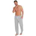 Mid Grey Marl - Lifestyle - Momentii Mens Jersey Lounge Pants