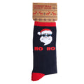 Santa - Back - RJM Mens Christmas Novelty Socks