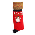 Snowman - Front - RJM Mens Christmas Novelty Socks