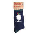 Penguin - Front - RJM Mens Christmas Novelty Socks