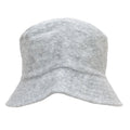 Light Grey - Back - Tom Franks Mens Toweling Bucket Hat