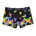 Black - Close up - FLOSO Mens Retro Games Boxer Shorts (5 Pairs)
