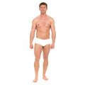 White - Front - Tom Franks Mens Classic Keyhole Briefs (2 Pairs)
